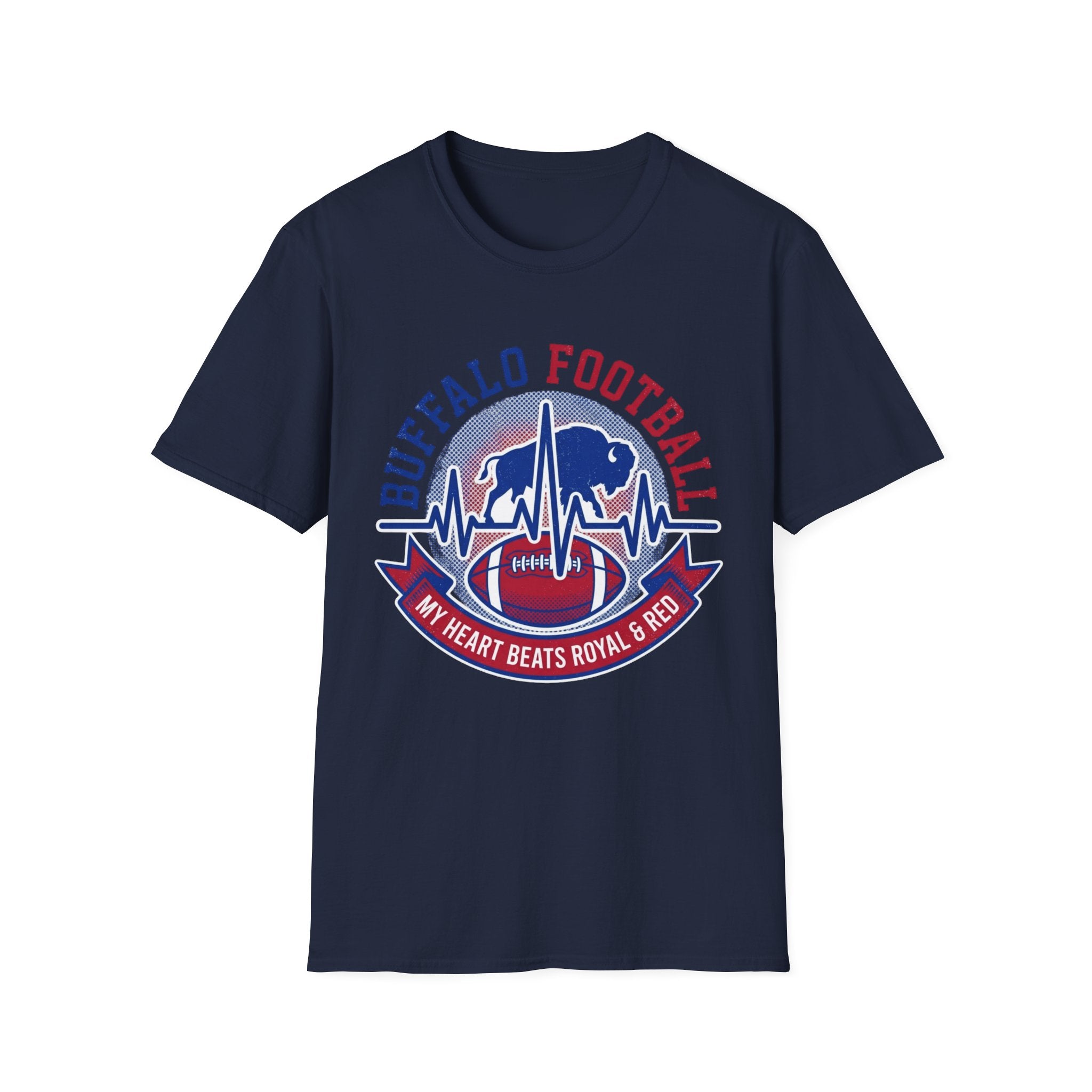 My Heart Beats Royal & Red T-Shirt