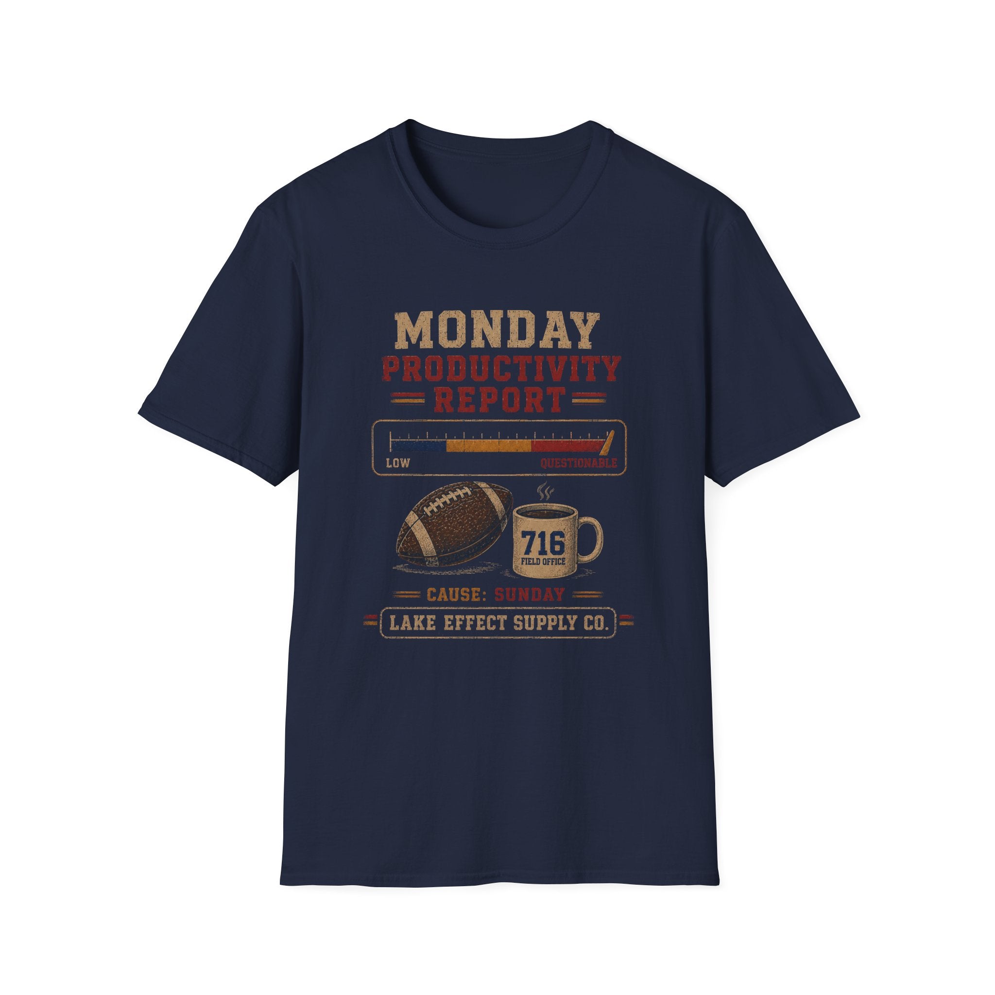 Monday Productivity Report T‑Shirt