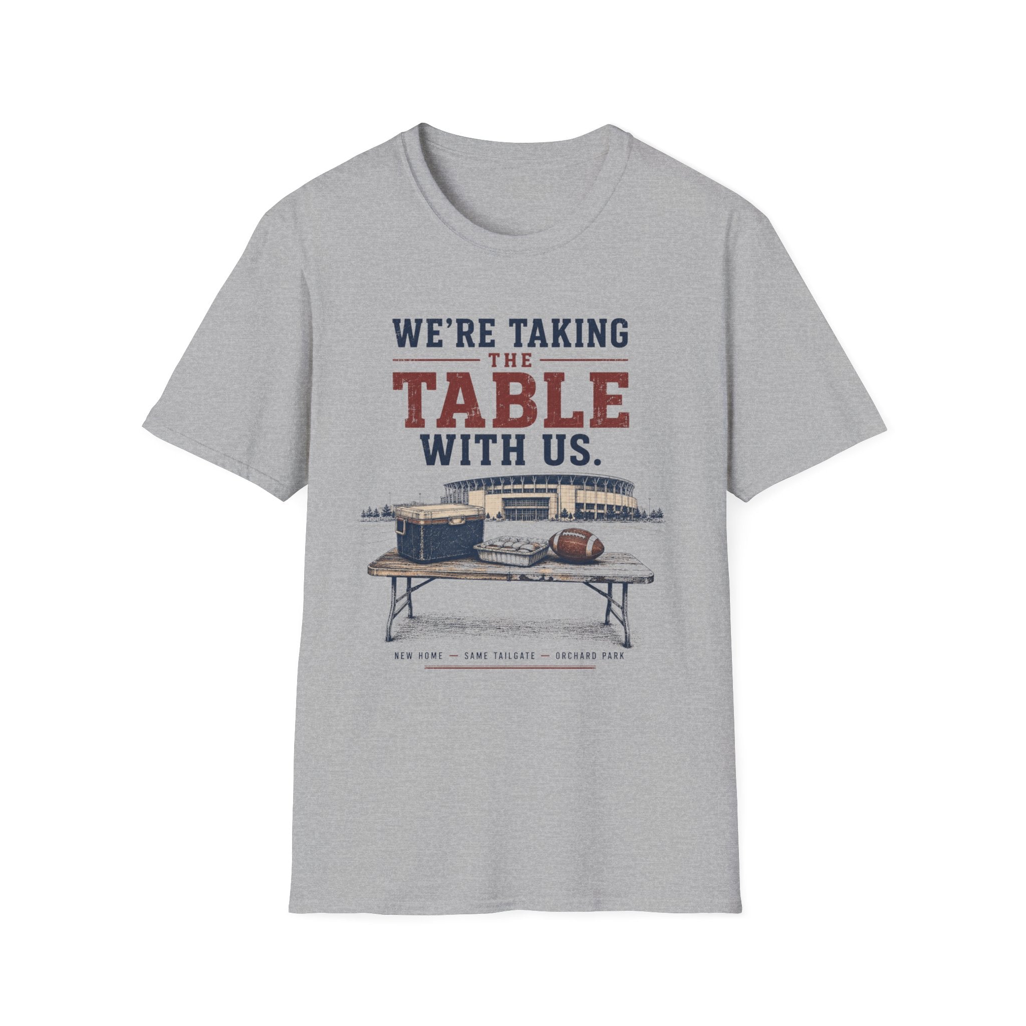 We're Taking the Table With Us T‑Shirt
