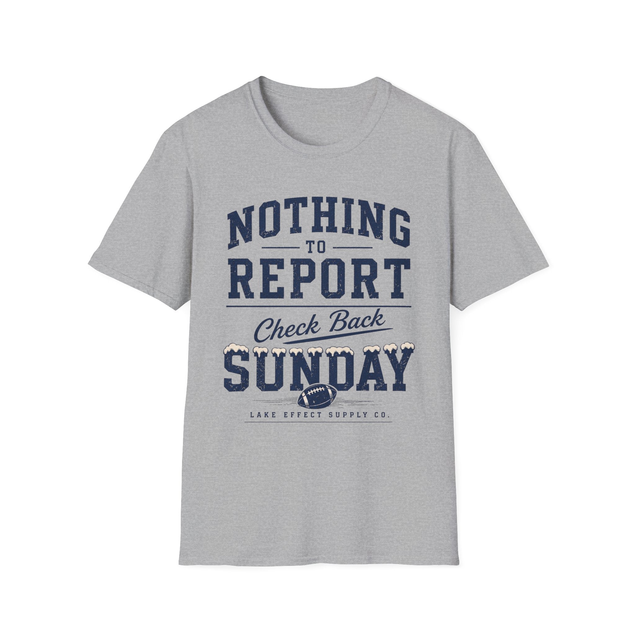 Nothing to Report Check Back Sunday T-Shirt