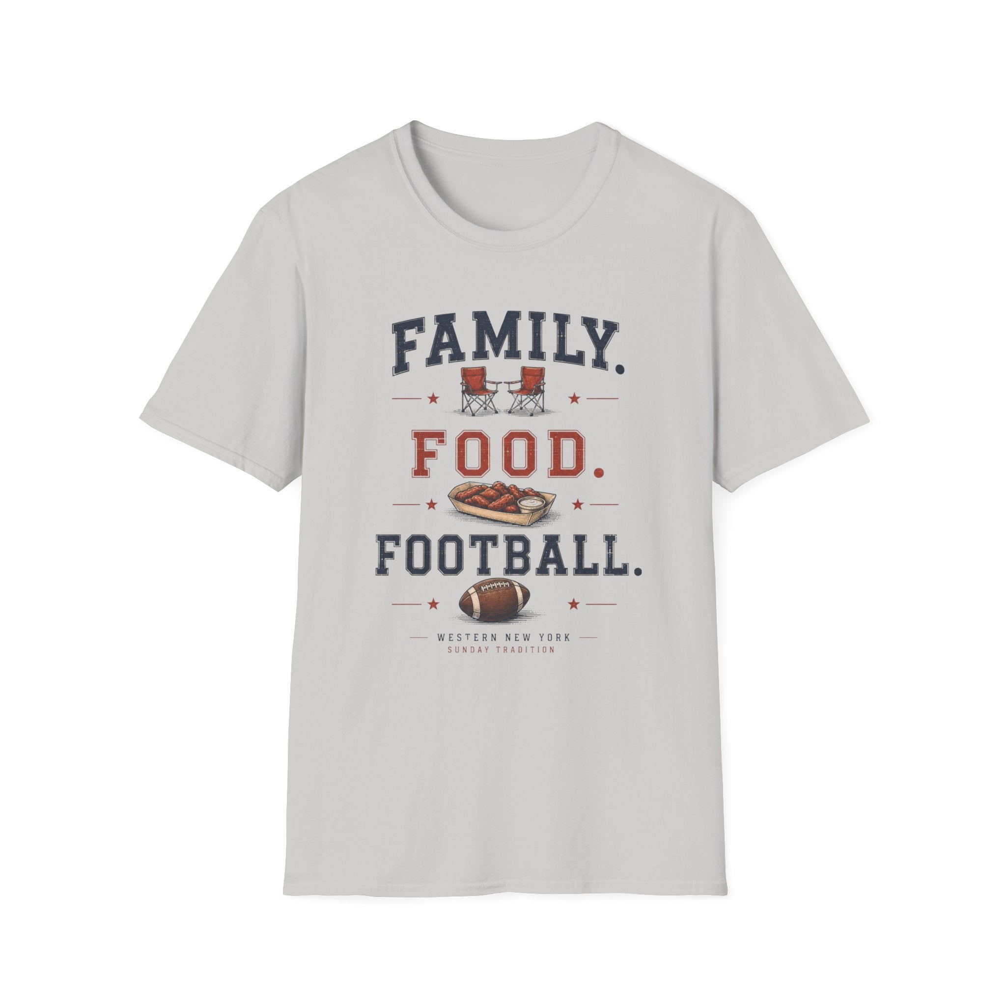 Family. Food. Football. T-Shirt