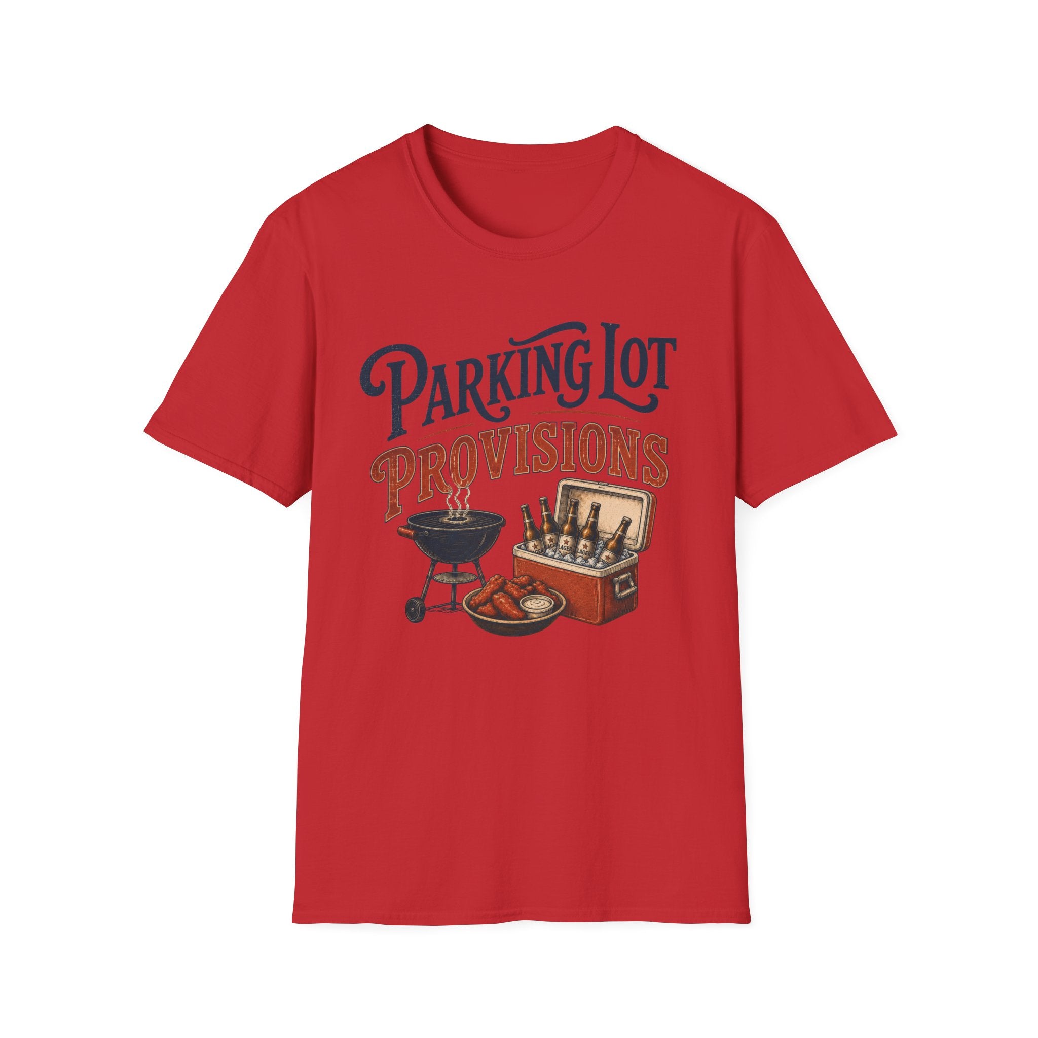 Parking Lot Provisions with Beer T-Shirt
