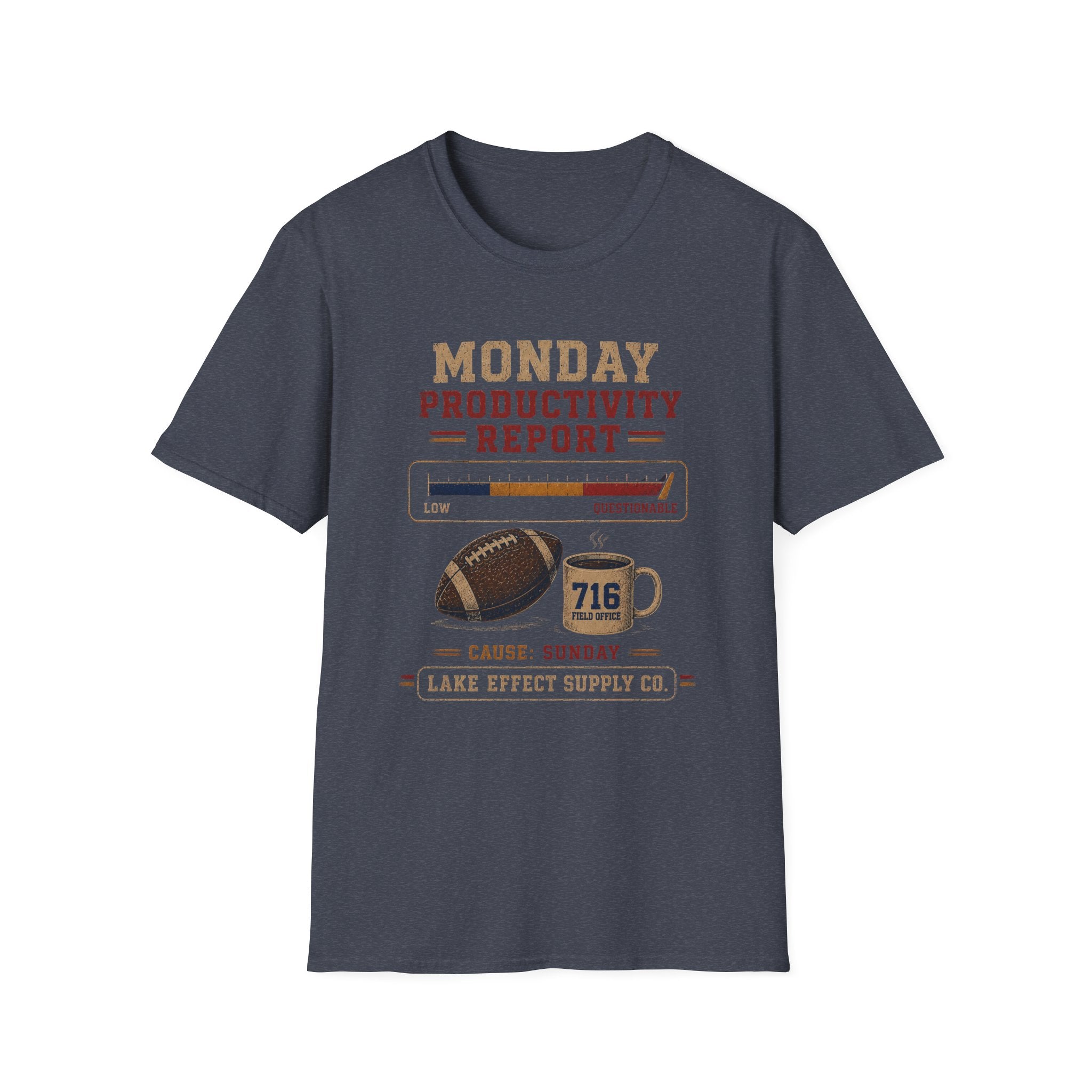 Monday Productivity Report T‑Shirt