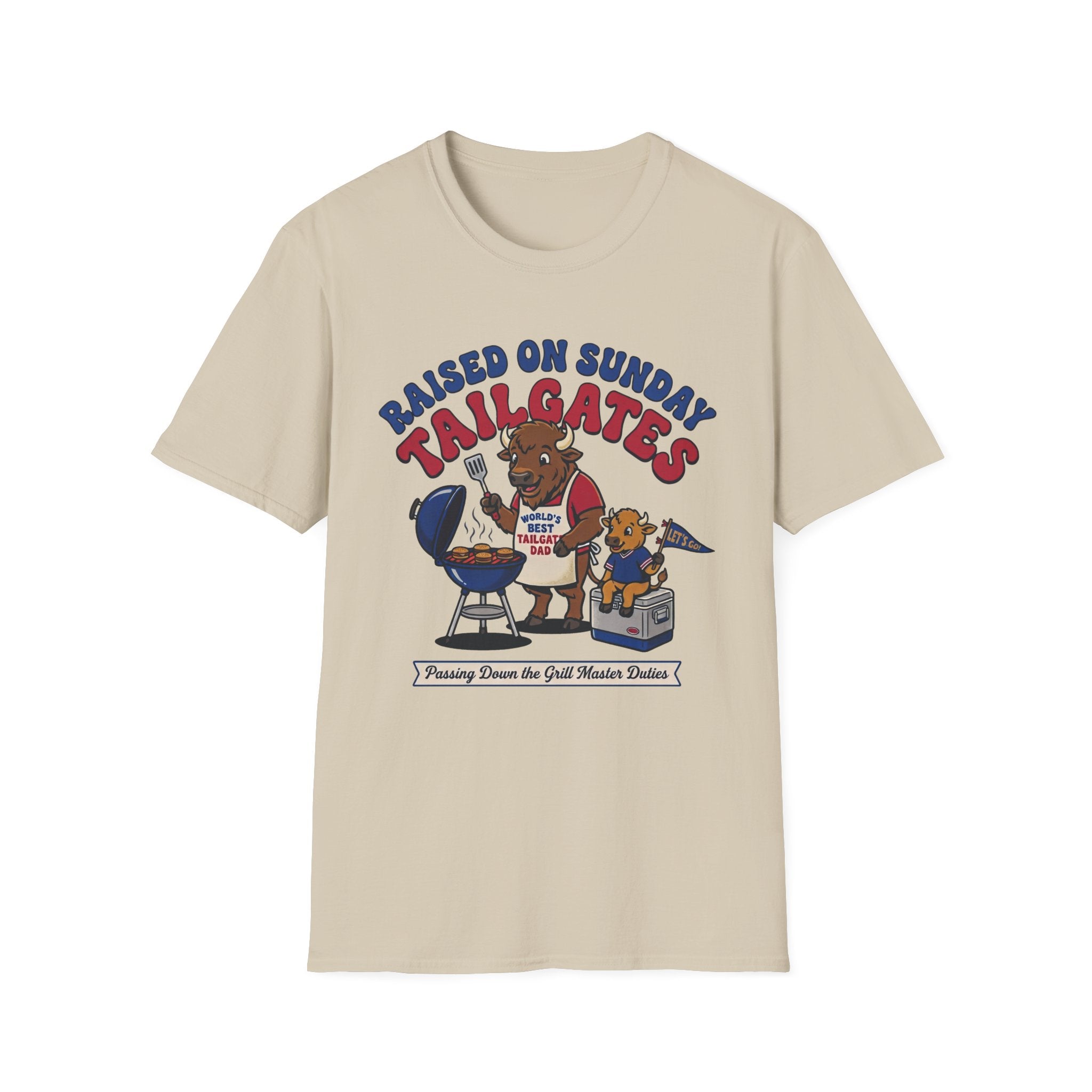 Raised on Sunday Tailgates T-Shirt