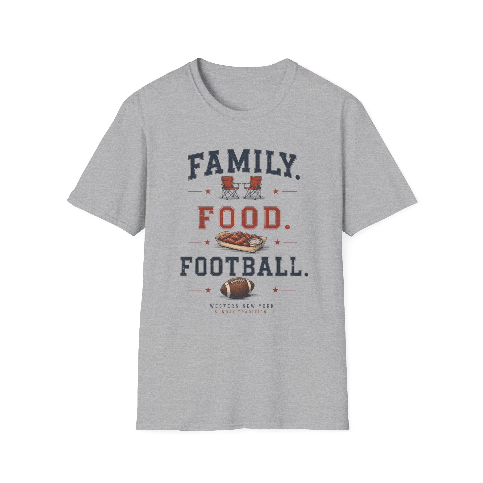 Family. Food. Football. T-Shirt