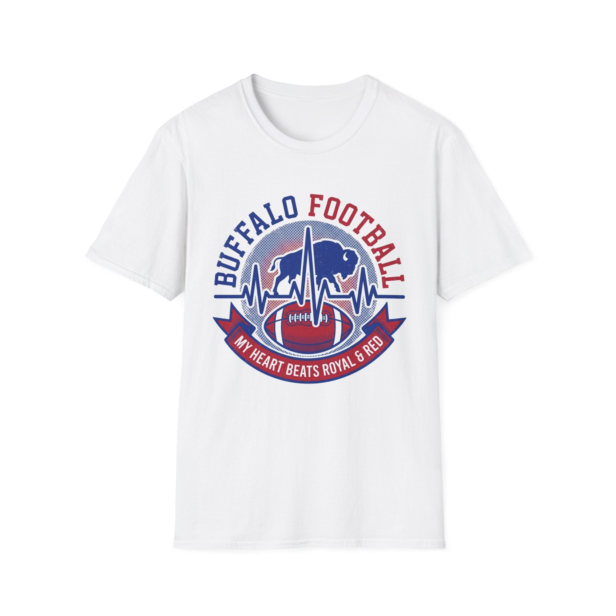 My Heart Beats Royal & Red T-Shirt