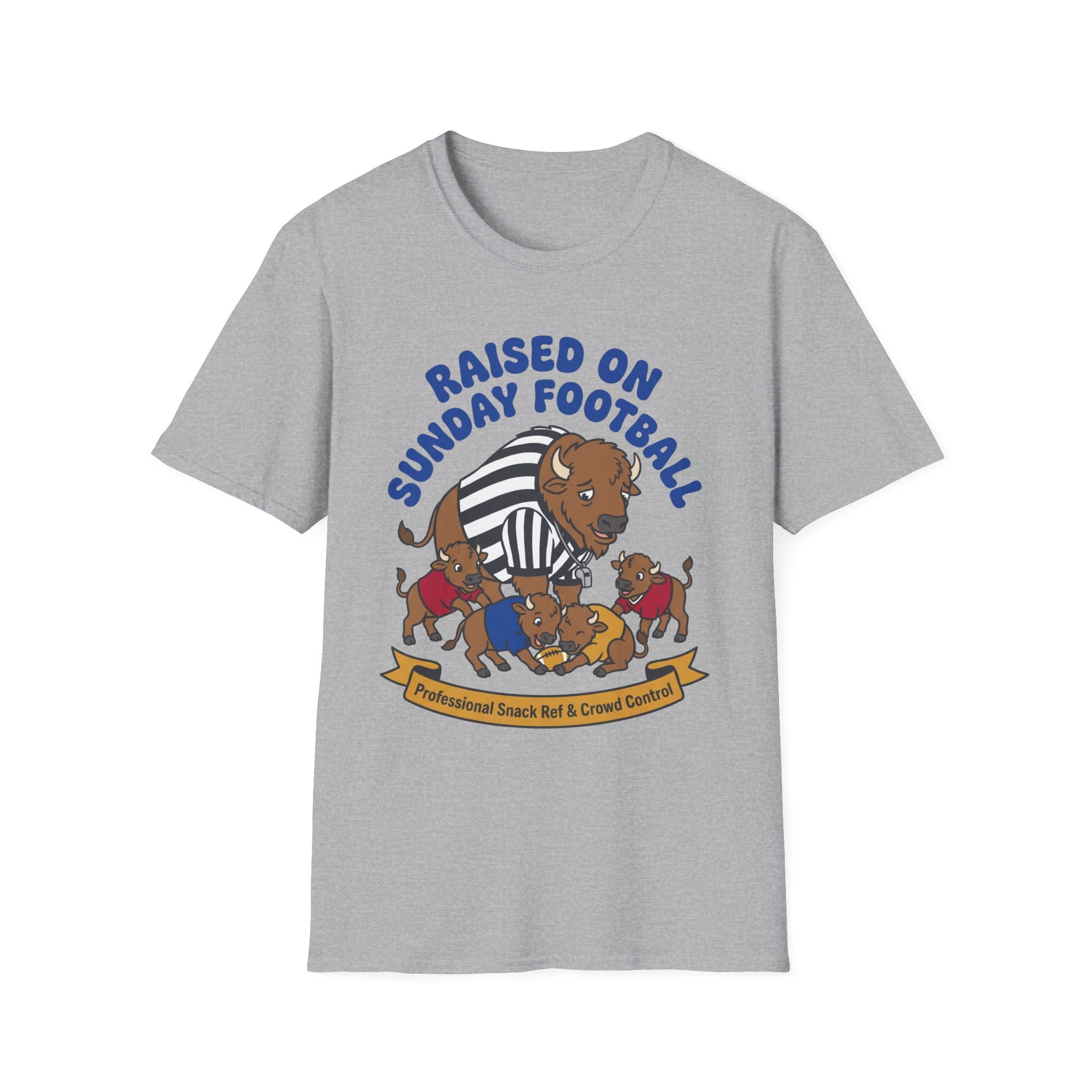 Raised on Sunday Football Professional Snack Ref & Crowd Control T-Shirt
