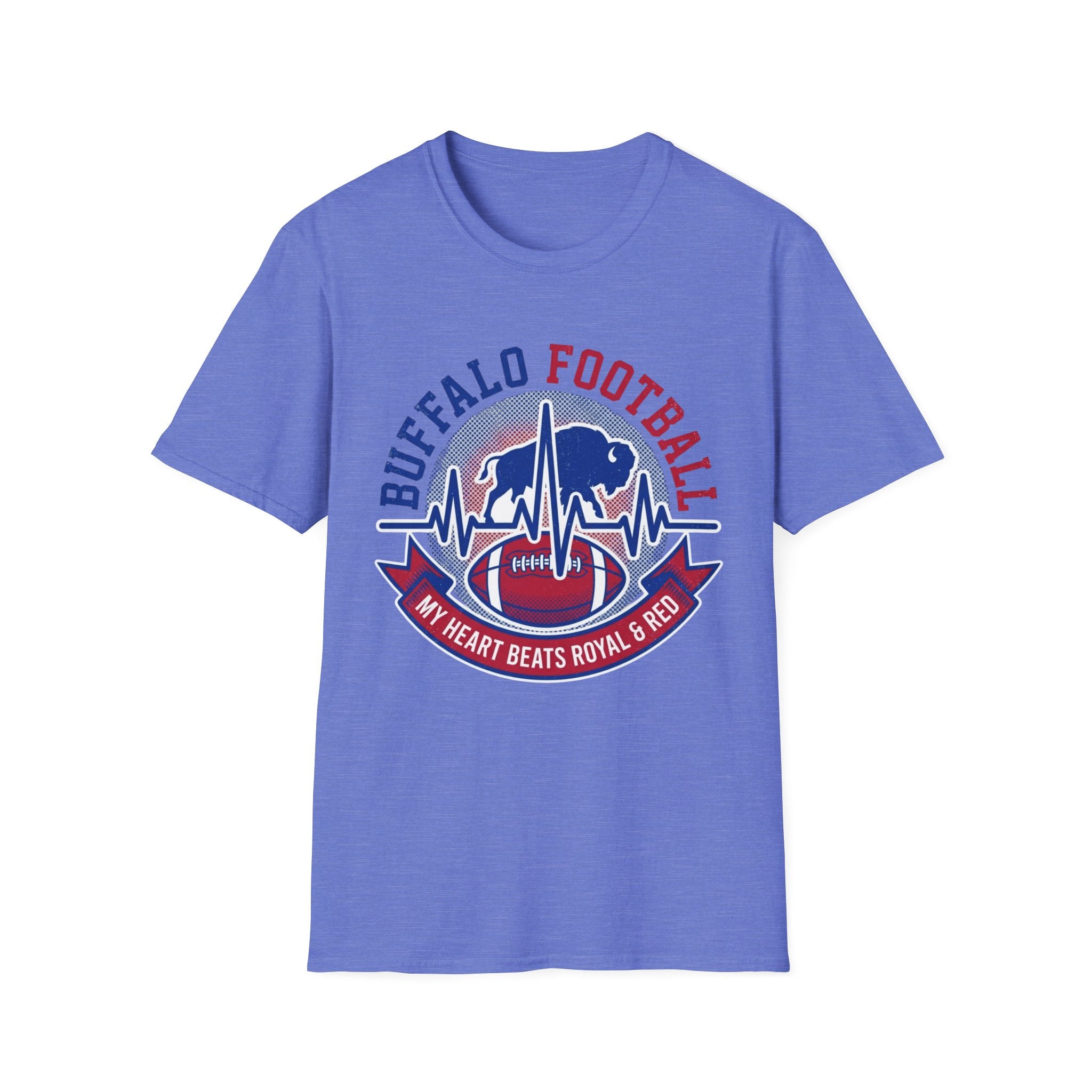My Heart Beats Royal & Red T-Shirt
