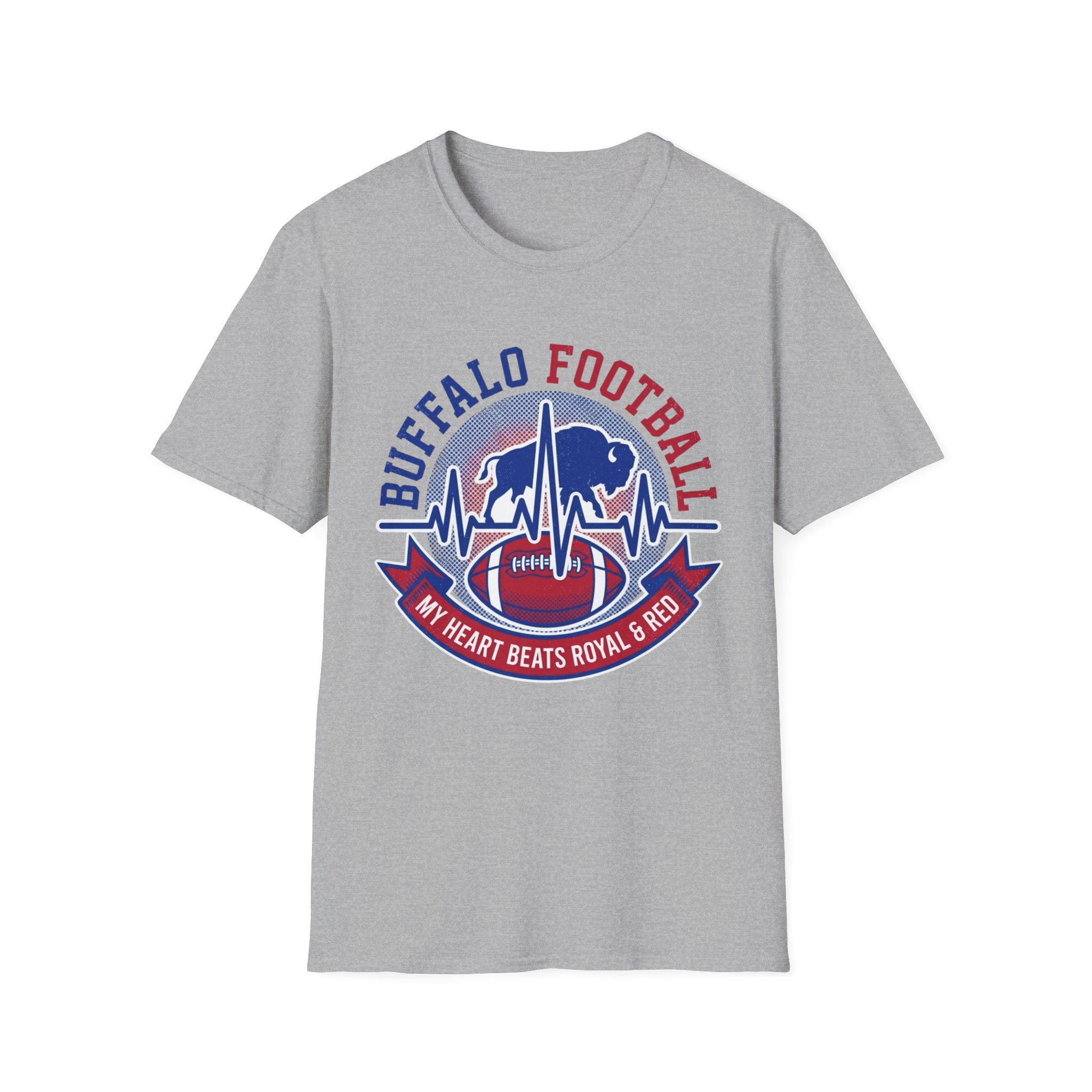 My Heart Beats Royal & Red T-Shirt