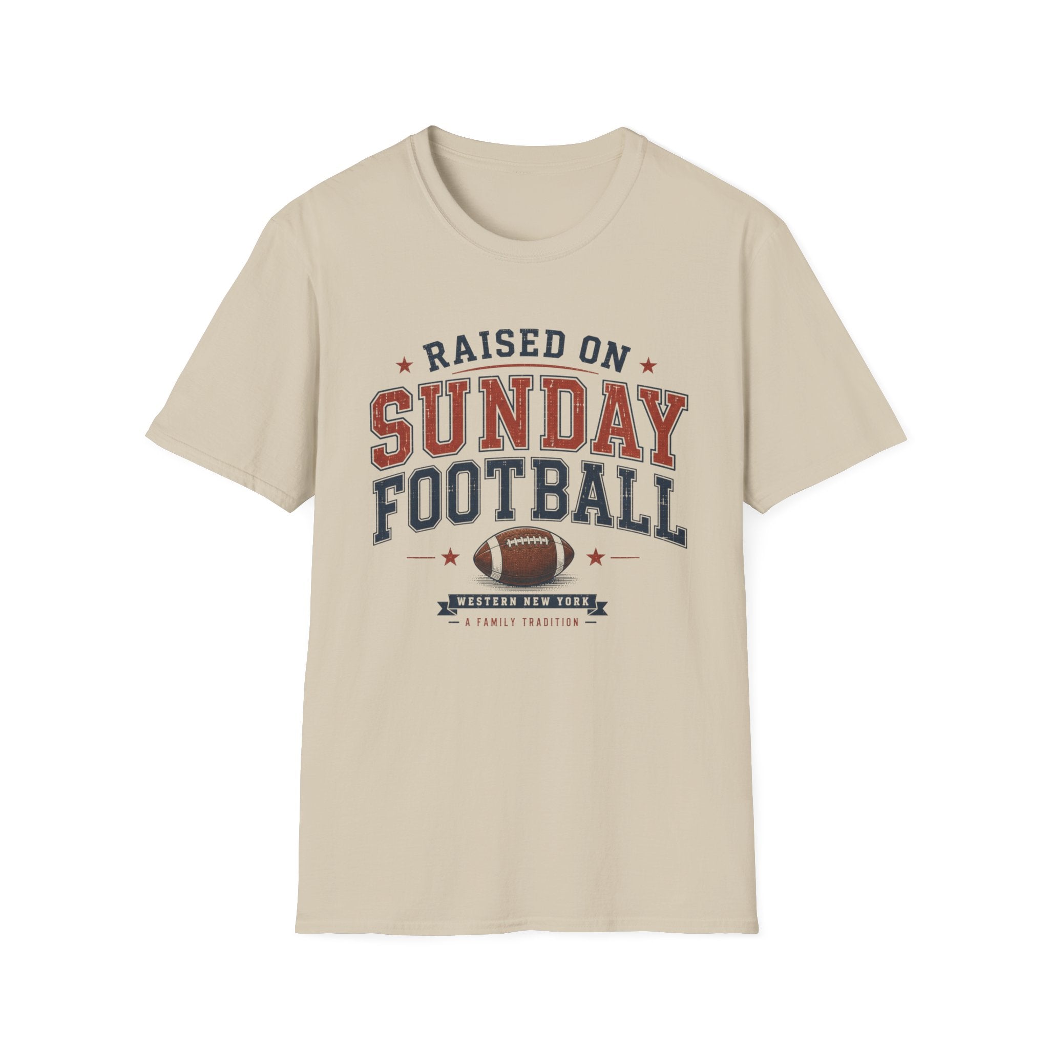Raised on Sunday Football T-Shirt