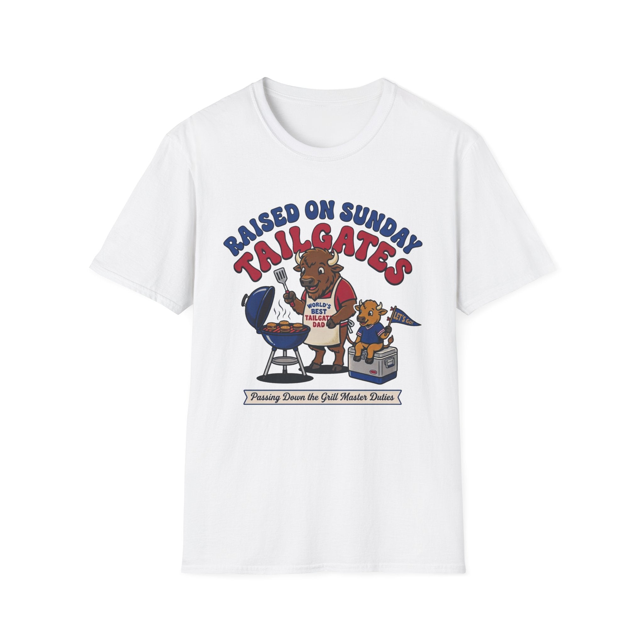 Raised on Sunday Tailgates T-Shirt