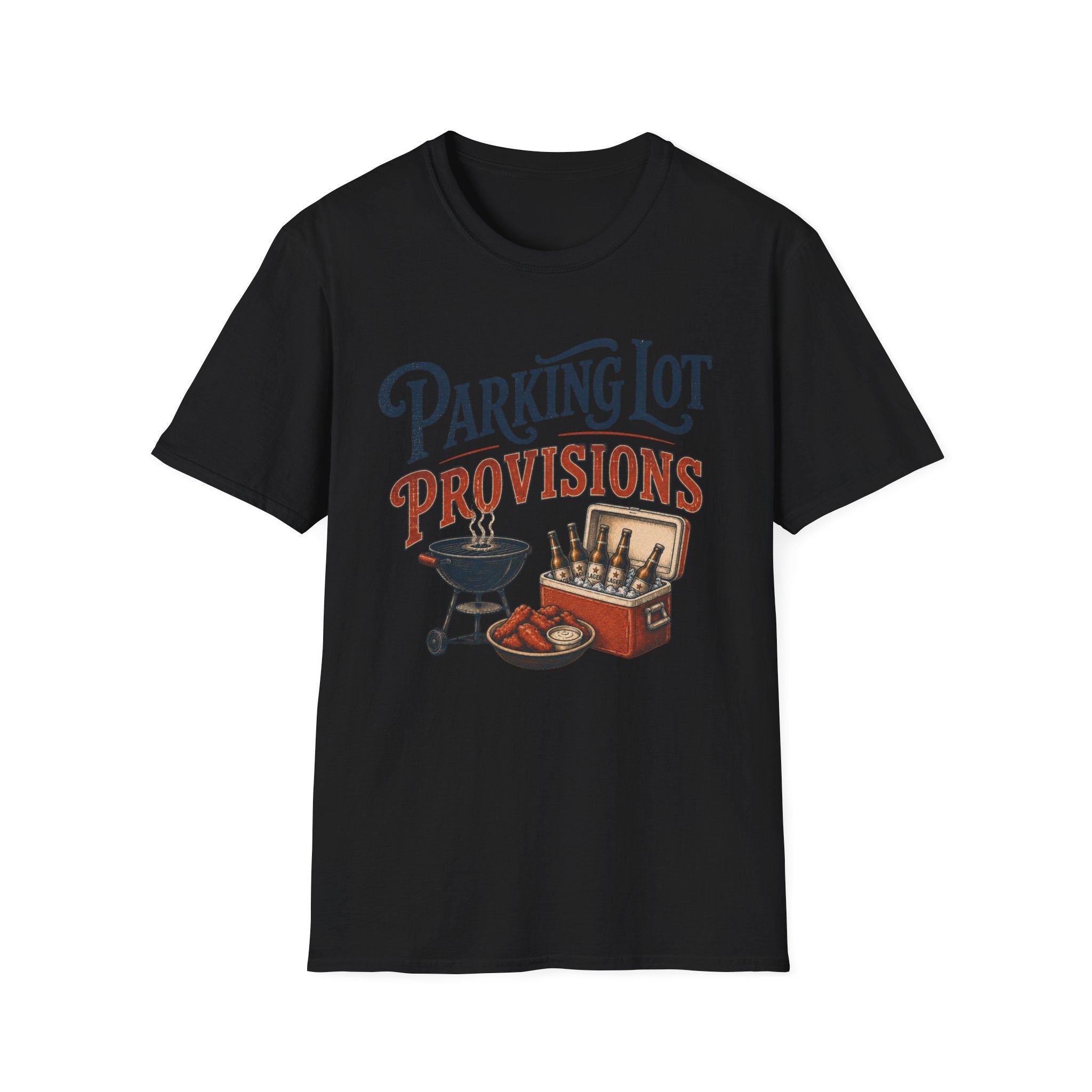 Parking Lot Provisions with Beer T-Shirt