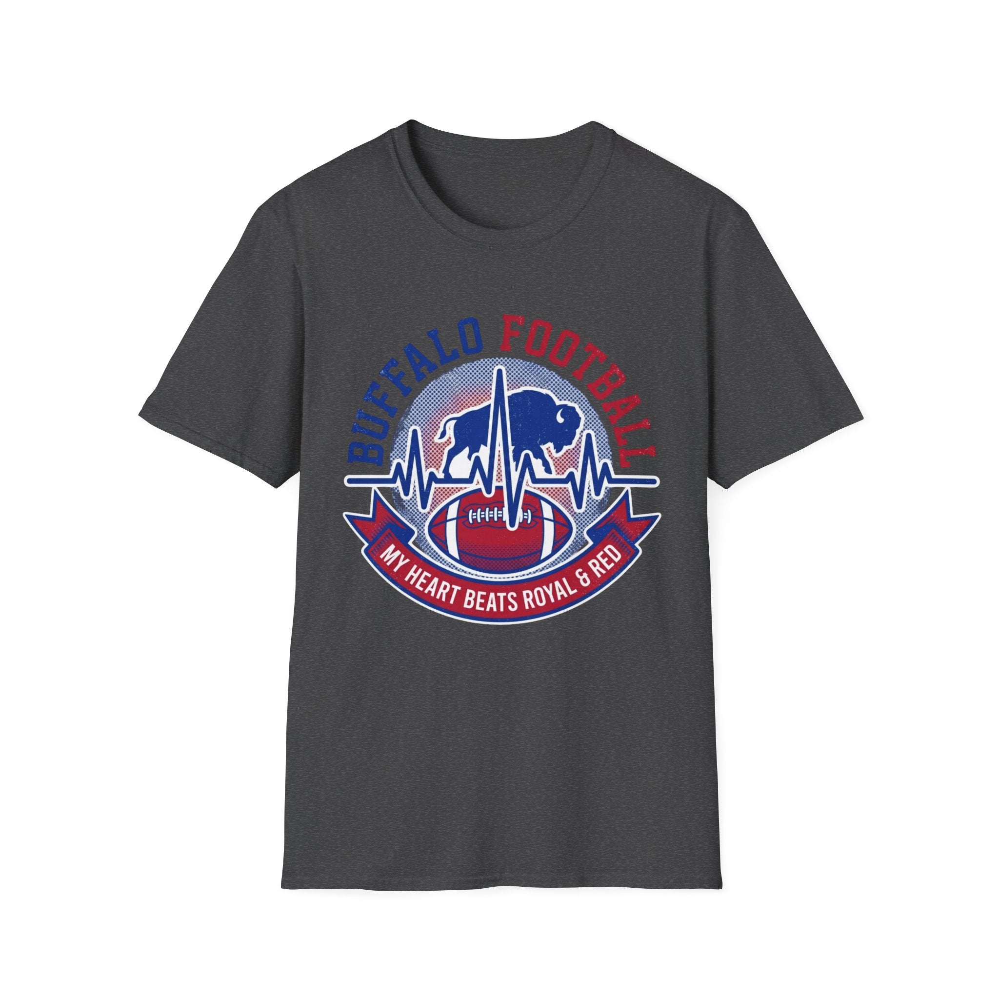 My Heart Beats Royal & Red T-Shirt