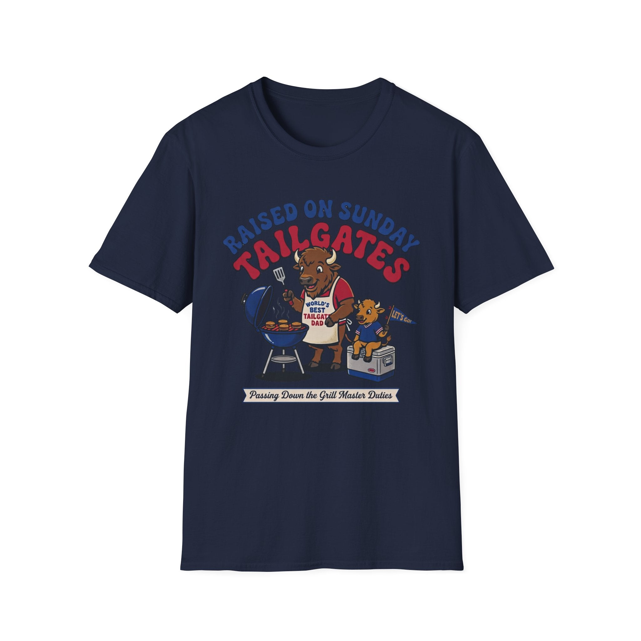 Raised on Sunday Tailgates T-Shirt