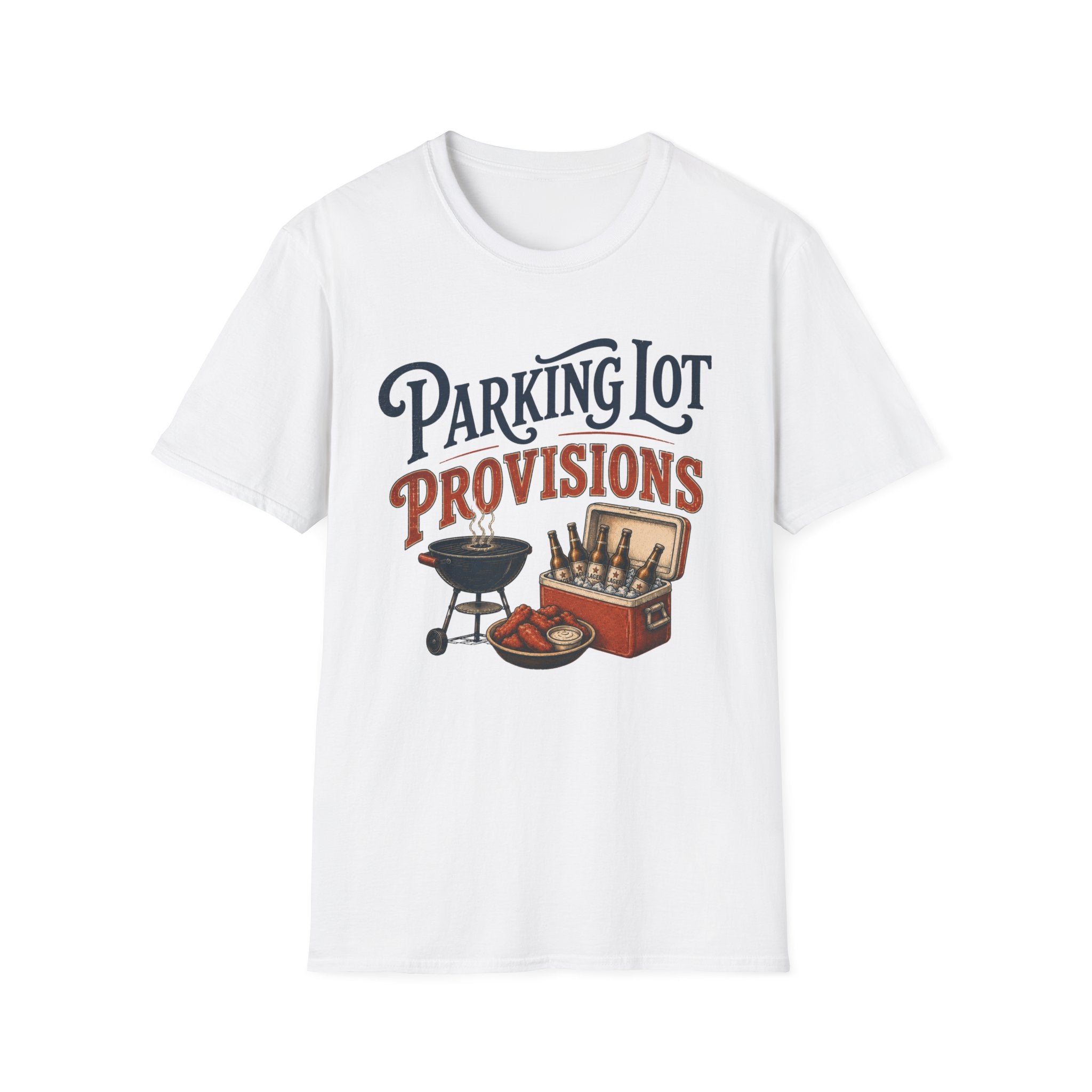 Parking Lot Provisions with Beer T-Shirt