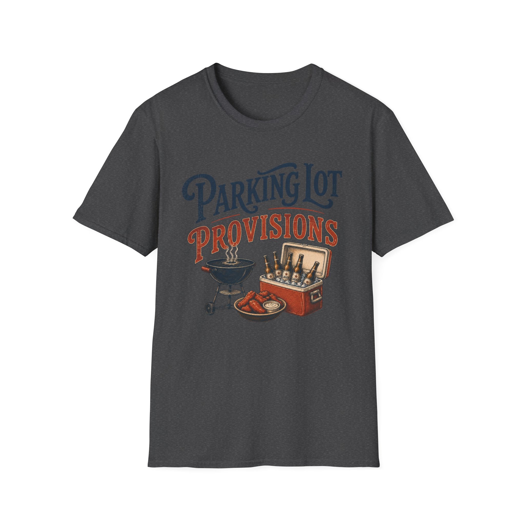 Parking Lot Provisions with Beer T-Shirt