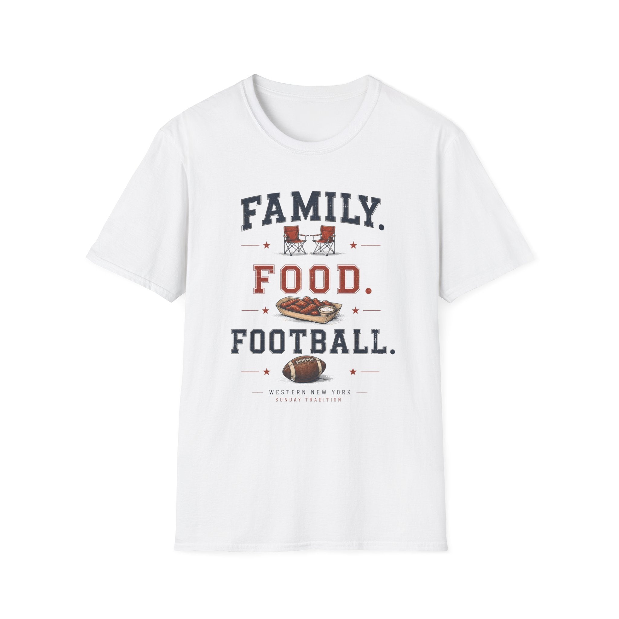 Family. Food. Football. T-Shirt