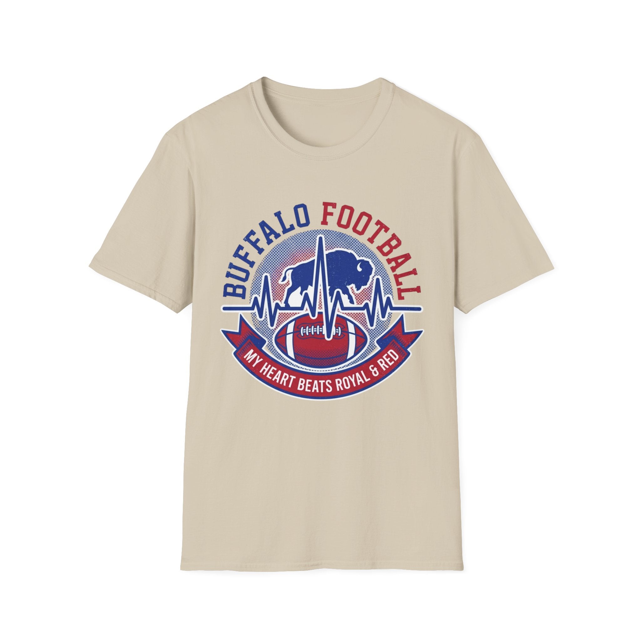 My Heart Beats Royal & Red T-Shirt