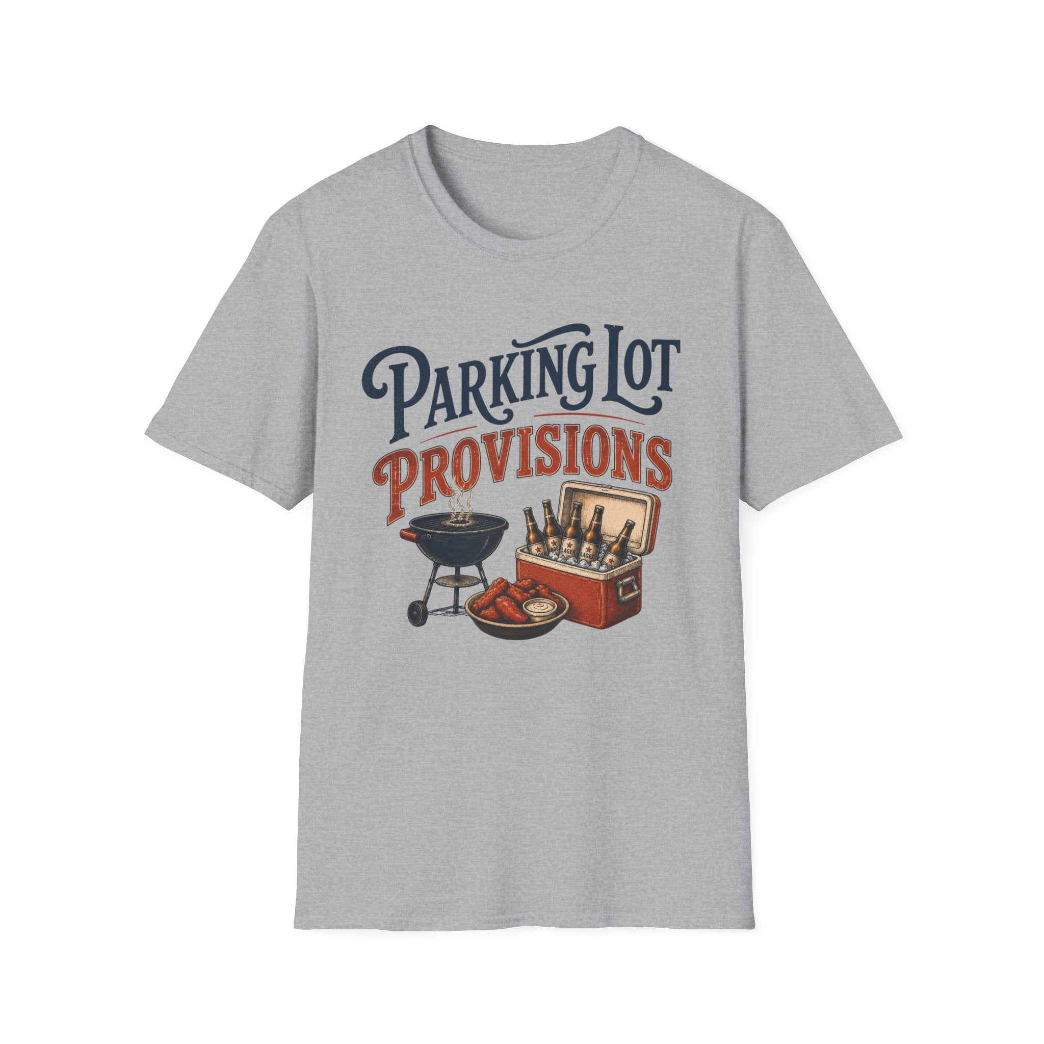 Parking Lot Provisions with Beer T-Shirt