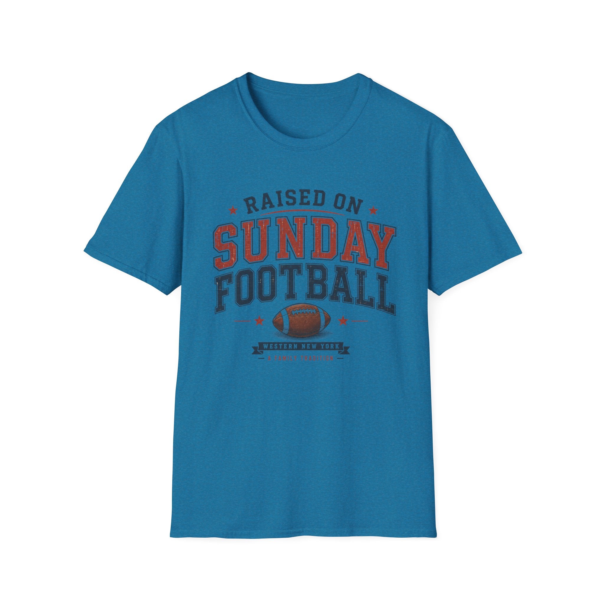 Raised on Sunday Football T-Shirt