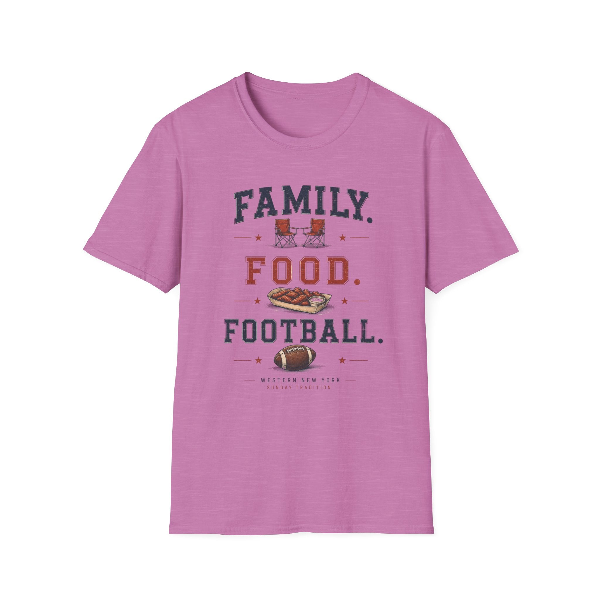 Family. Food. Football. T-Shirt