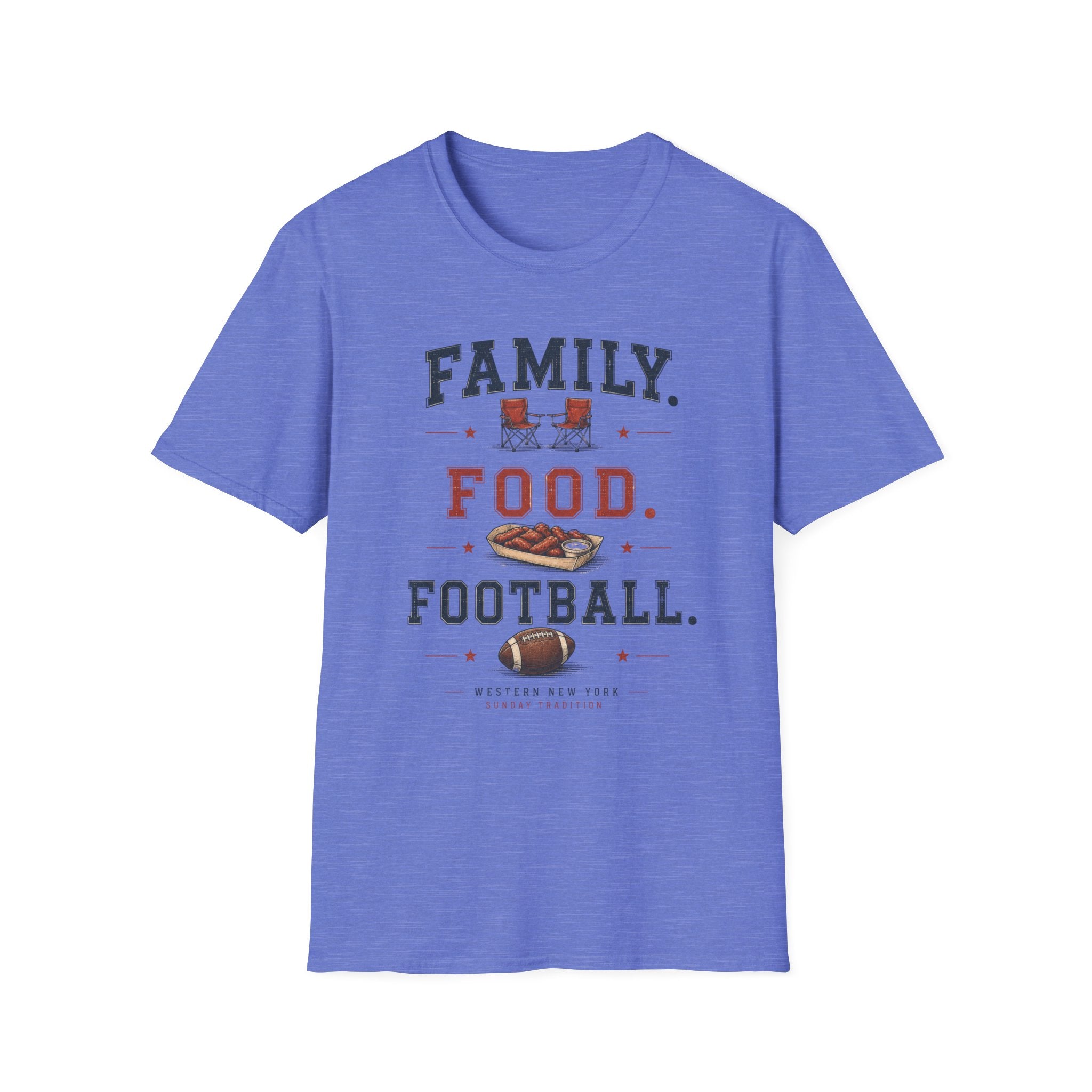 Family. Food. Football. T-Shirt