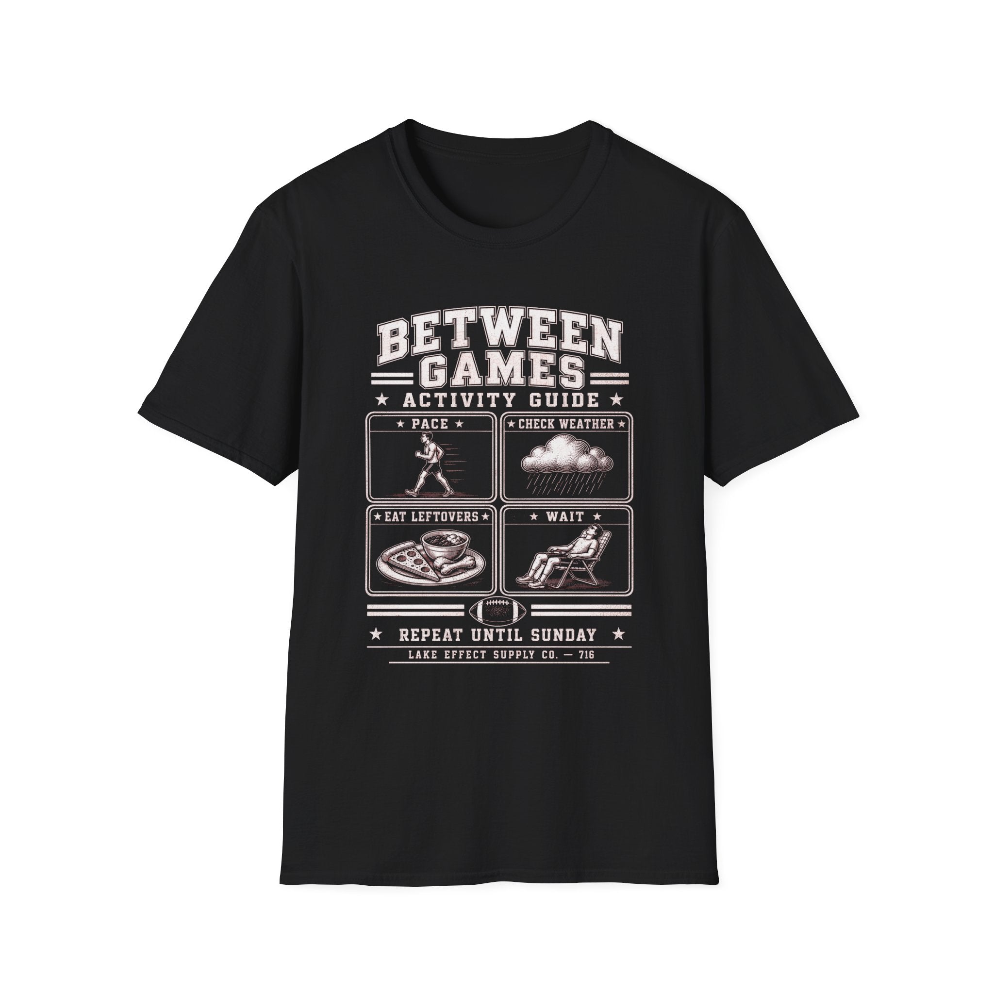 Between Games Activity Guide T-Shirt