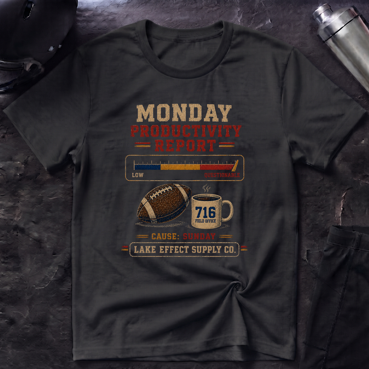 Monday Productivity Report T‑Shirt