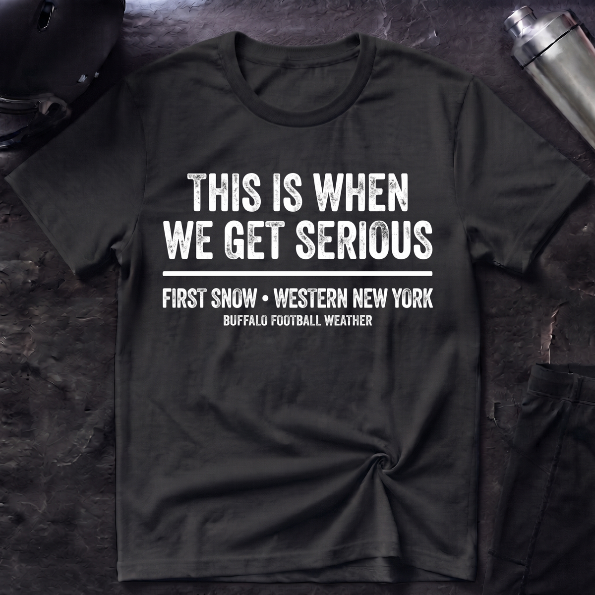 Buffalo Football Weather T-Shirt