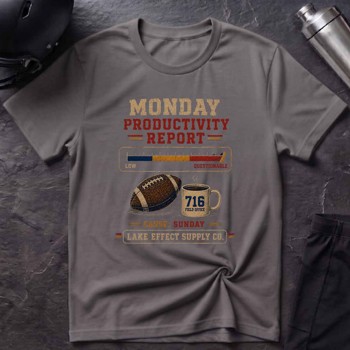 Monday Productivity Report T‑Shirt