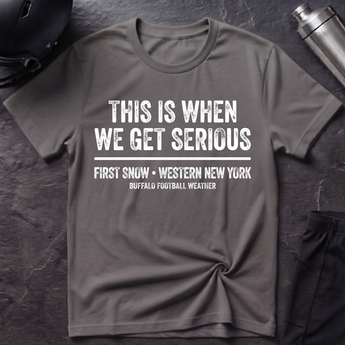 Buffalo Football Weather T-Shirt