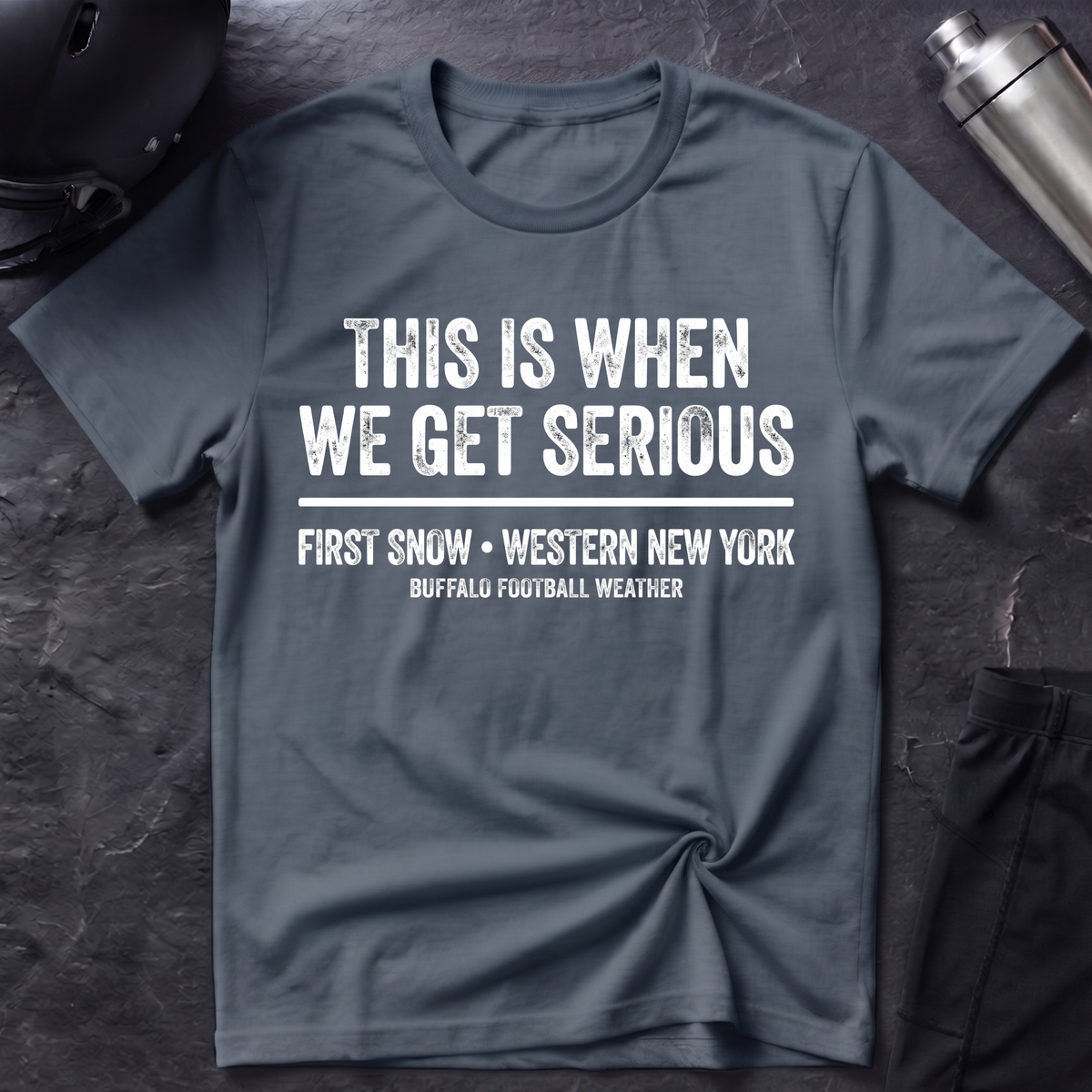 Buffalo Football Weather T-Shirt