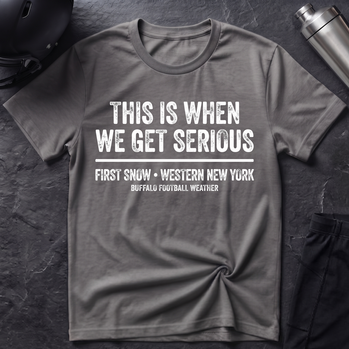 Buffalo Football Weather T-Shirt