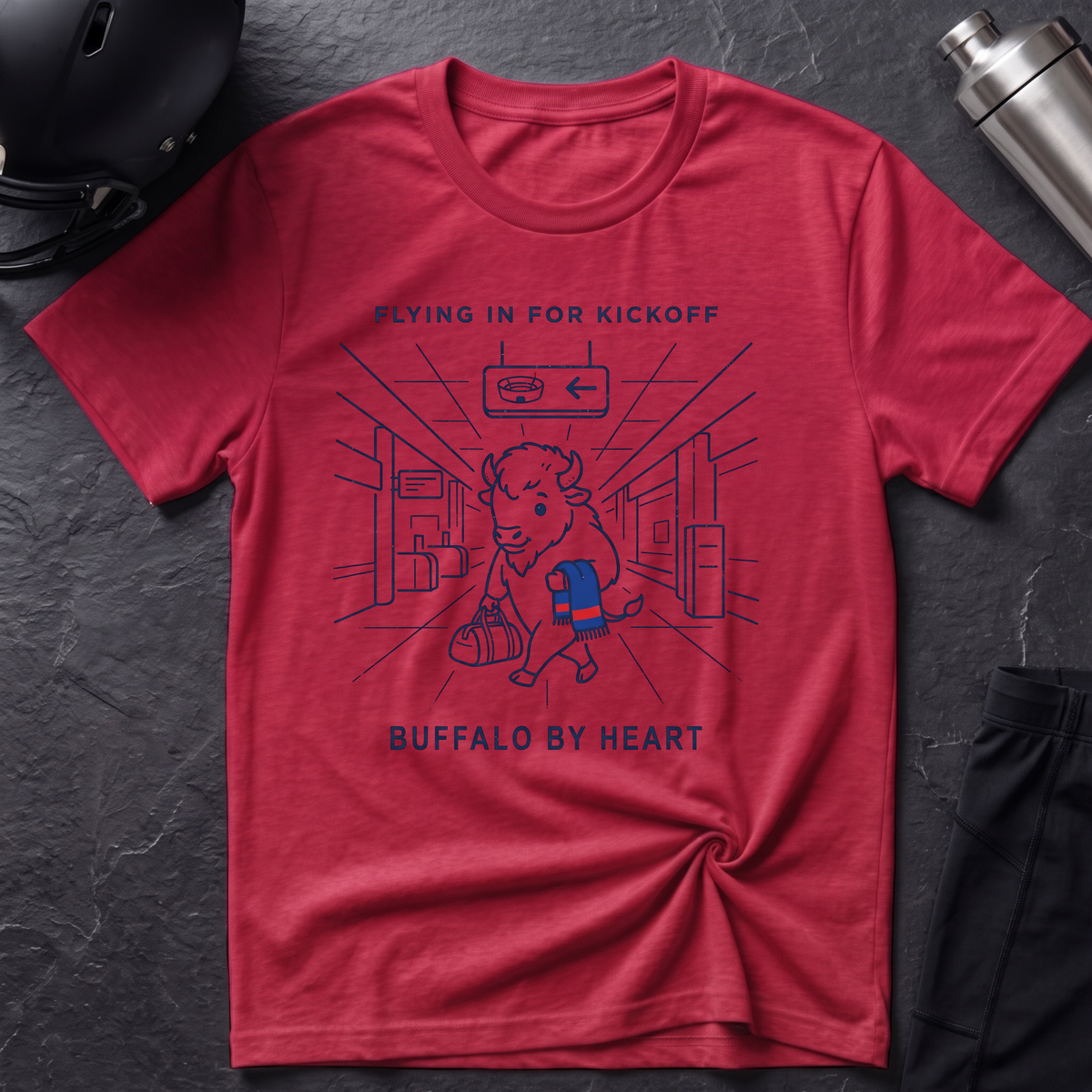 Flying In For Kickoff T-Shirt