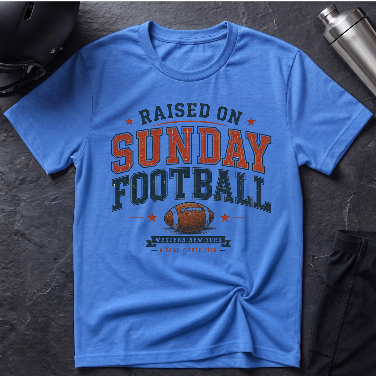 Raised on Sunday Football T-Shirt