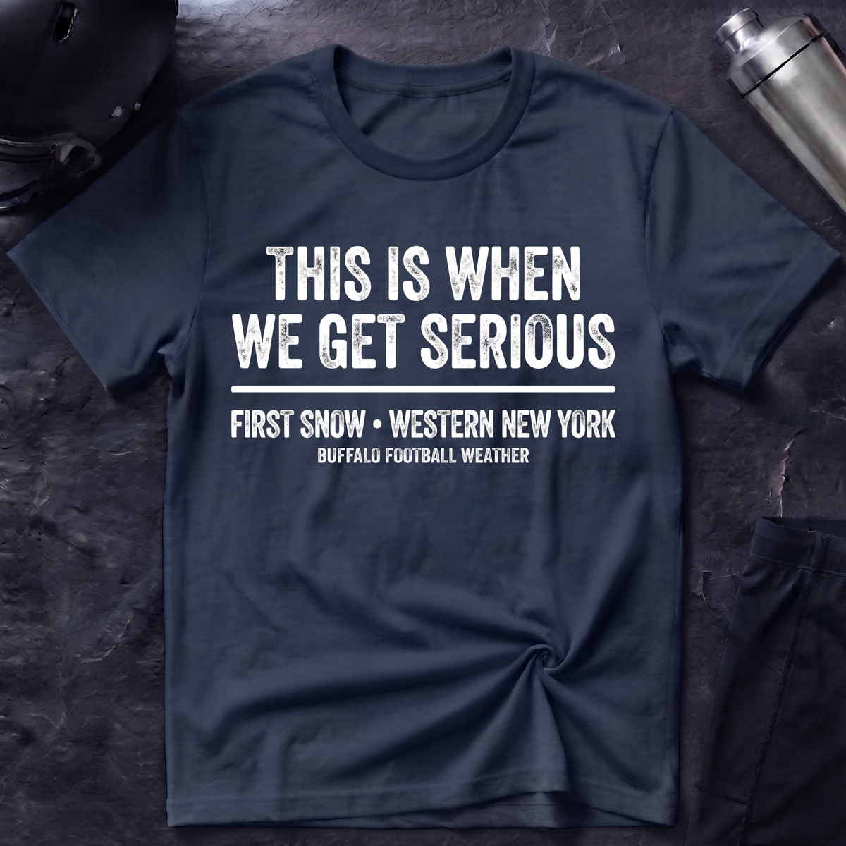 Buffalo Football Weather T-Shirt