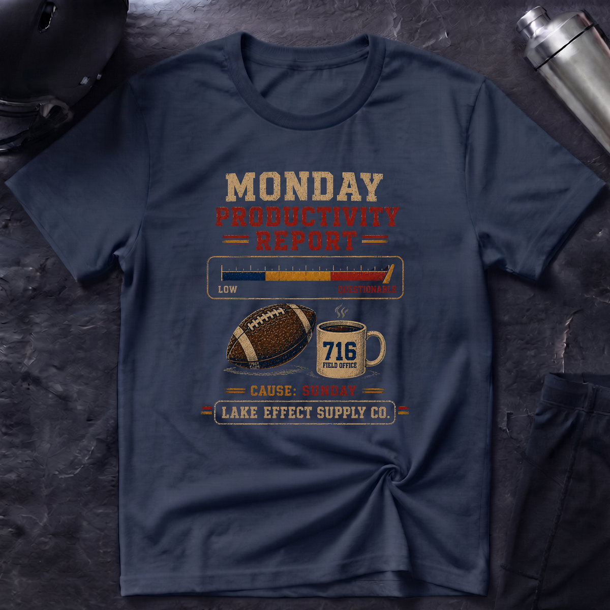 Monday Productivity Report T‑Shirt