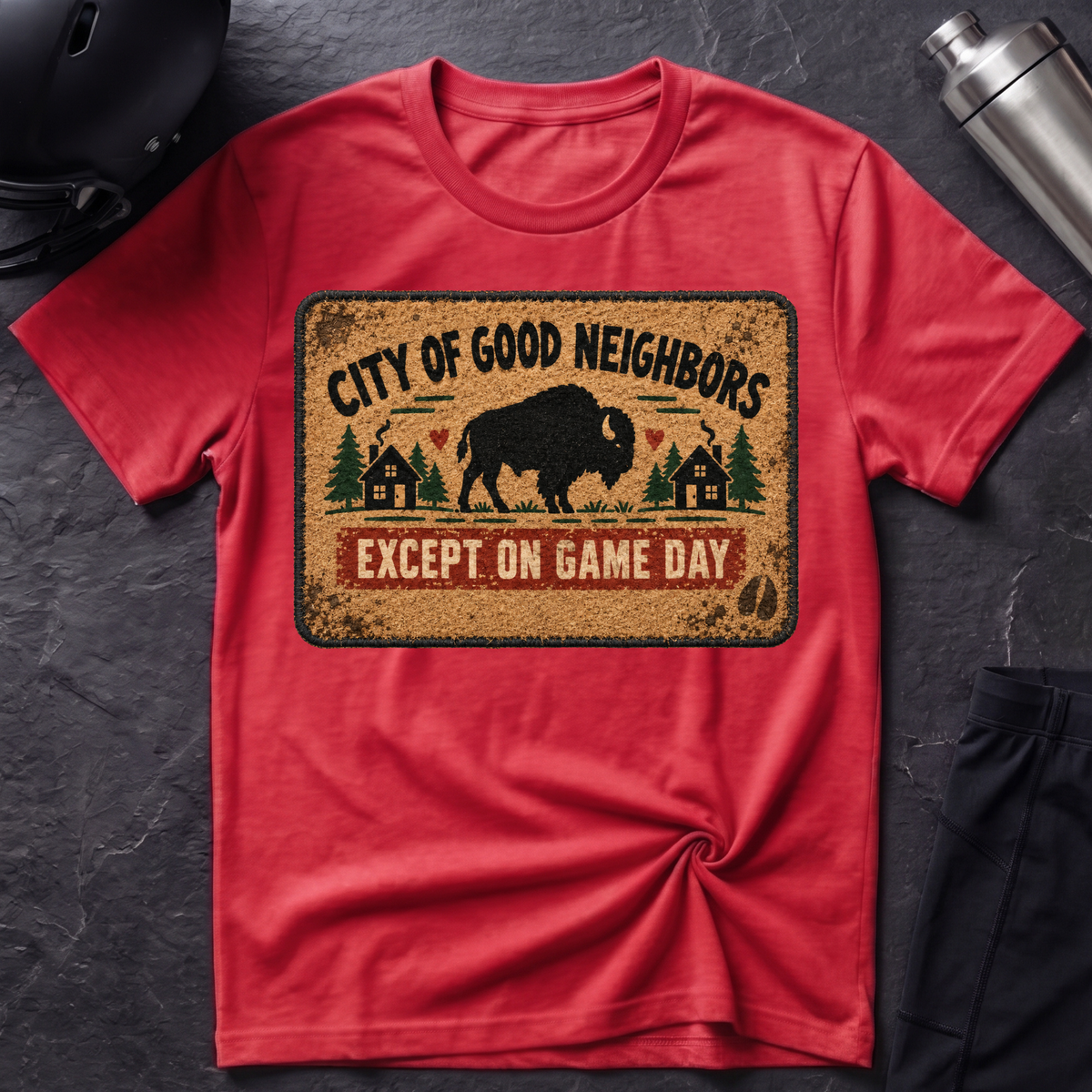 Good Neighbors Mat T-Shirt
