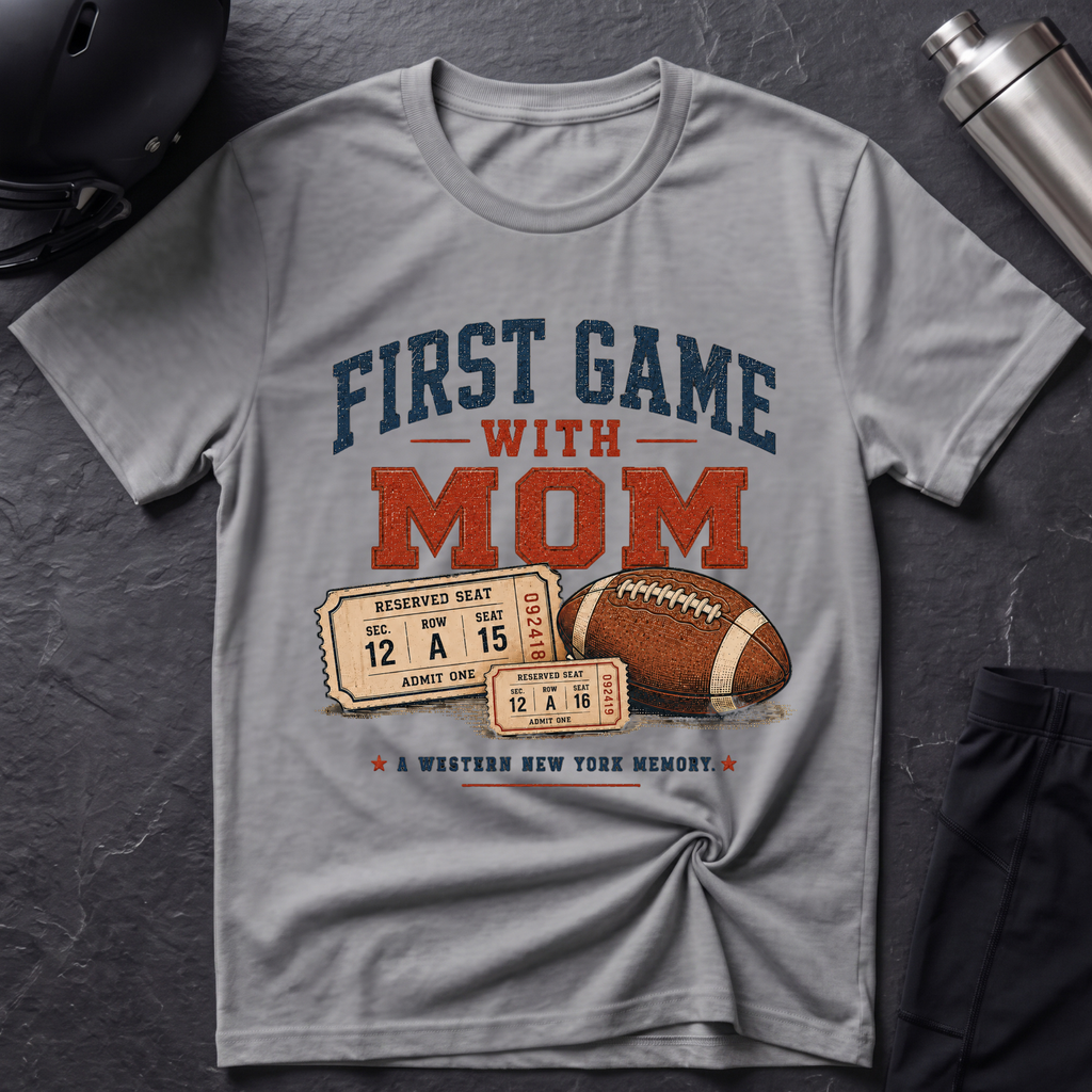 First Game With Mom Youth T-Shirt