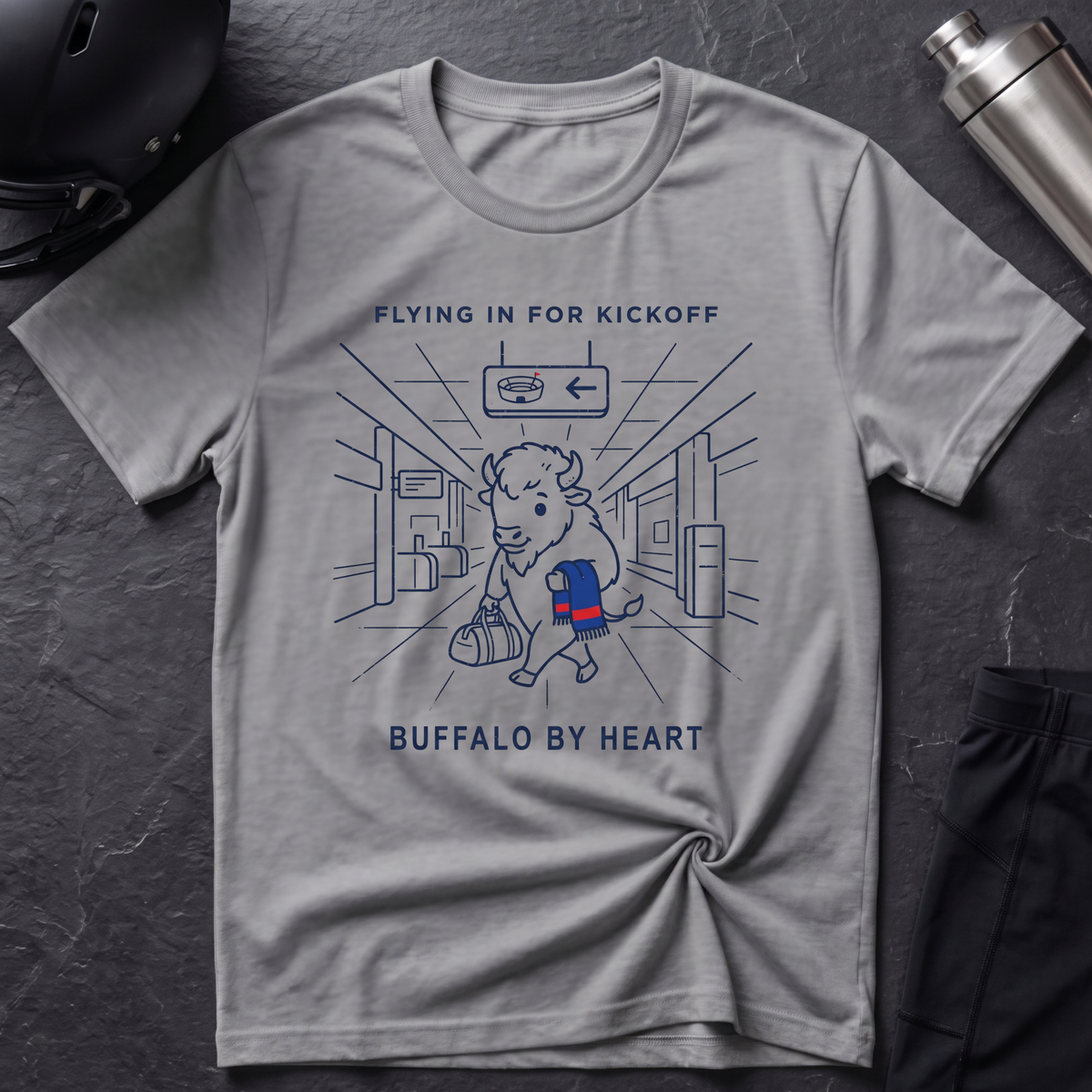 Flying In For Kickoff T-Shirt