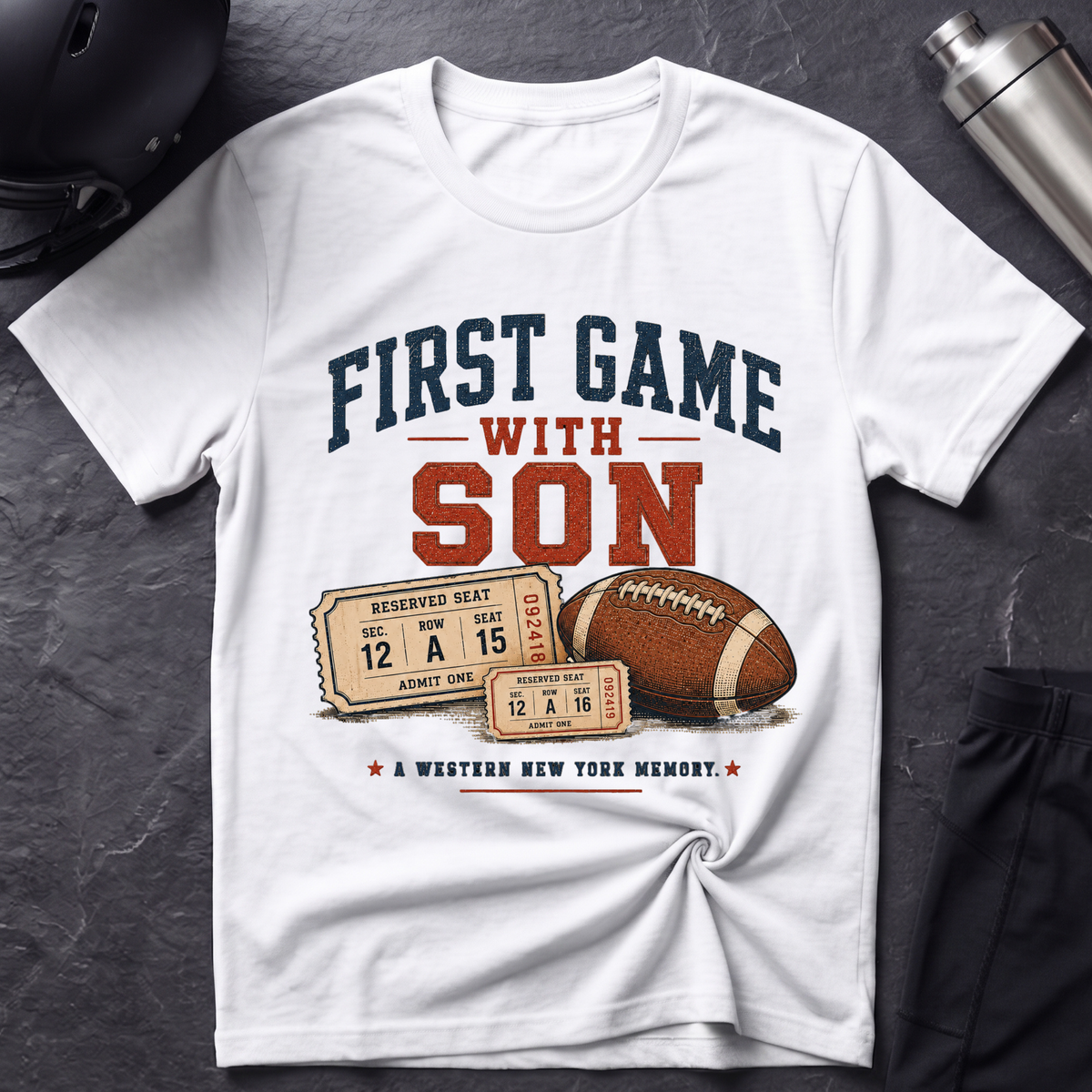 First Game With Son T-Shirt