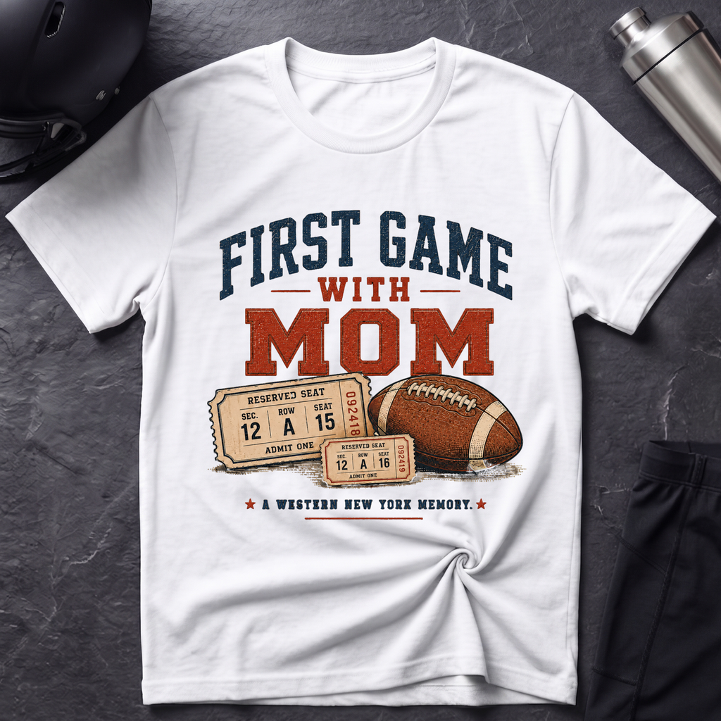 First Game With Mom Youth T-Shirt