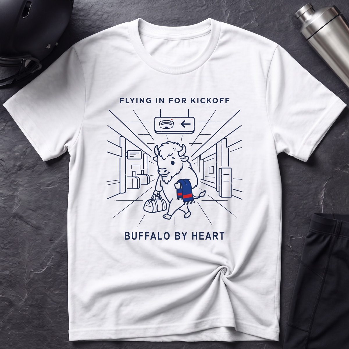 Flying In For Kickoff T-Shirt